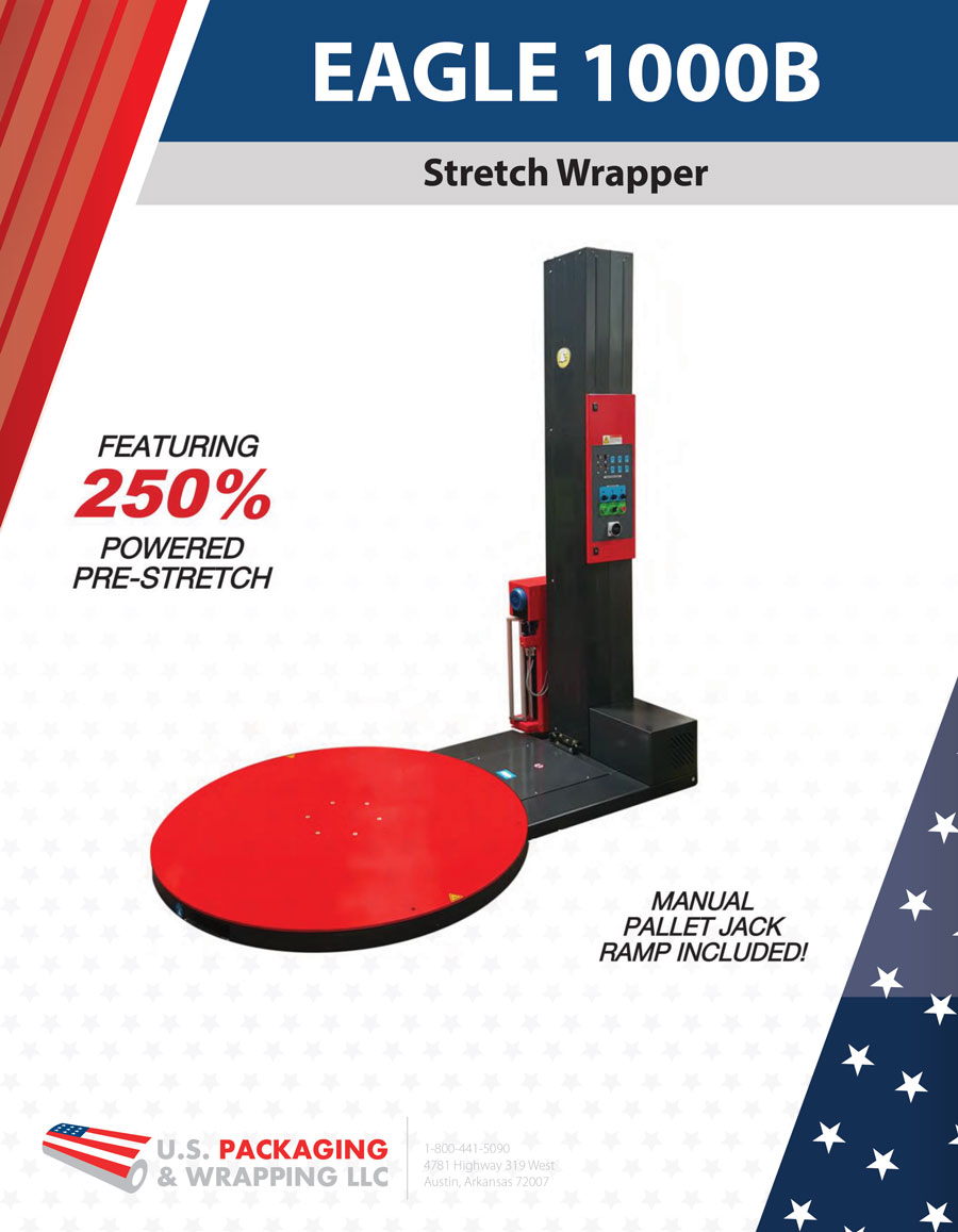 Stretch Wrap Machine with 3,500 LB Capacity